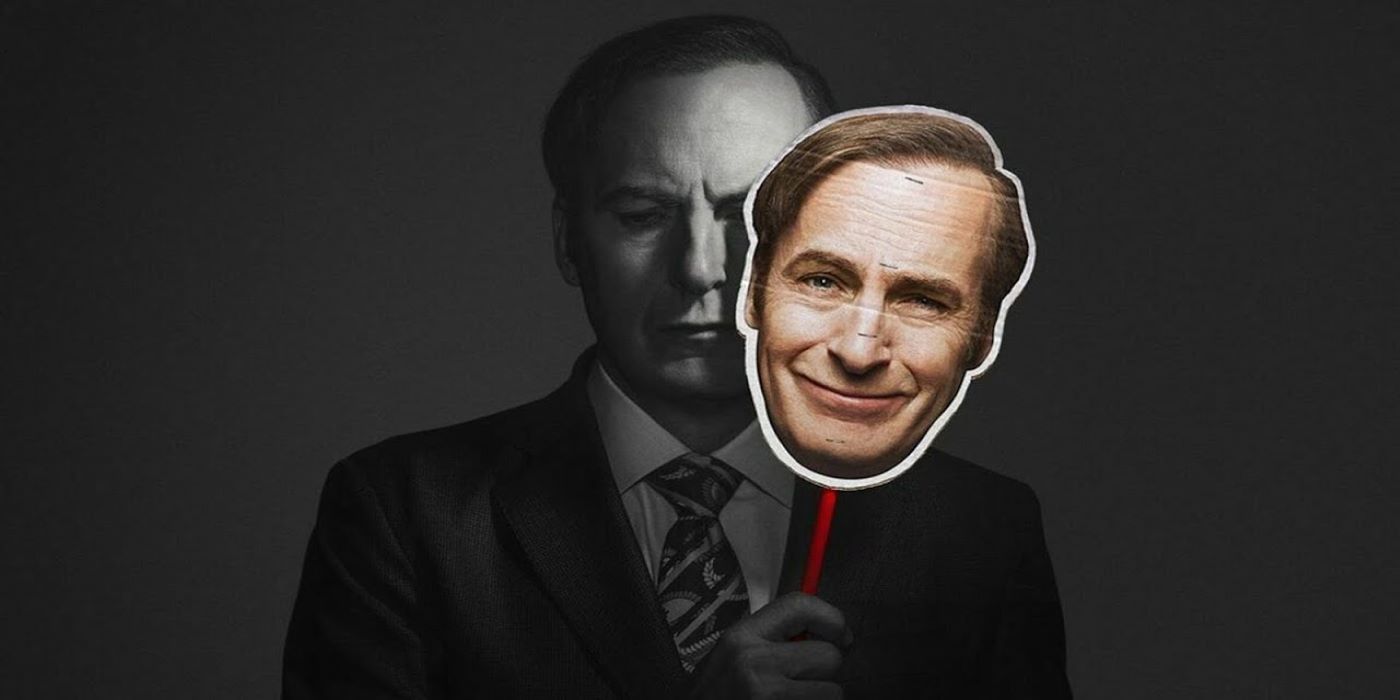 Image of Jimmy McGill from Better Call Saul with a mask.