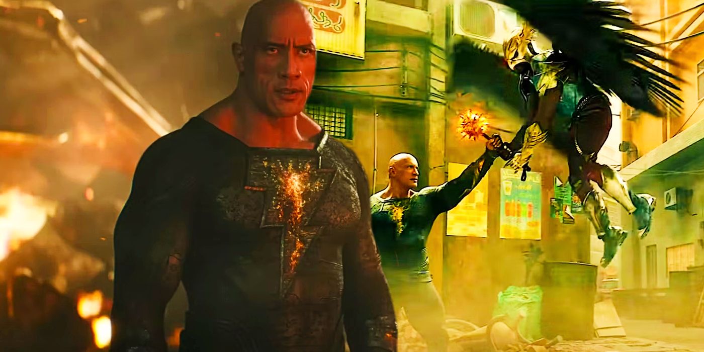 In Black Adam (2022), the Rock eyebrow raise is canonized to be part of the  DC universe via the tie in comic book. : r/shittymoviedetails