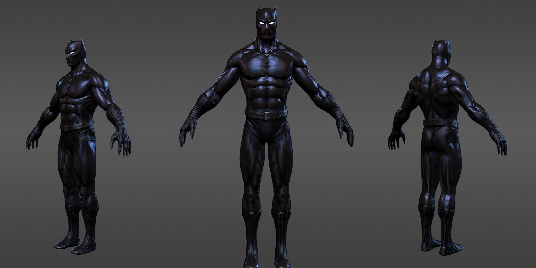 Black Panther as seen in the Marvel Heroes video game