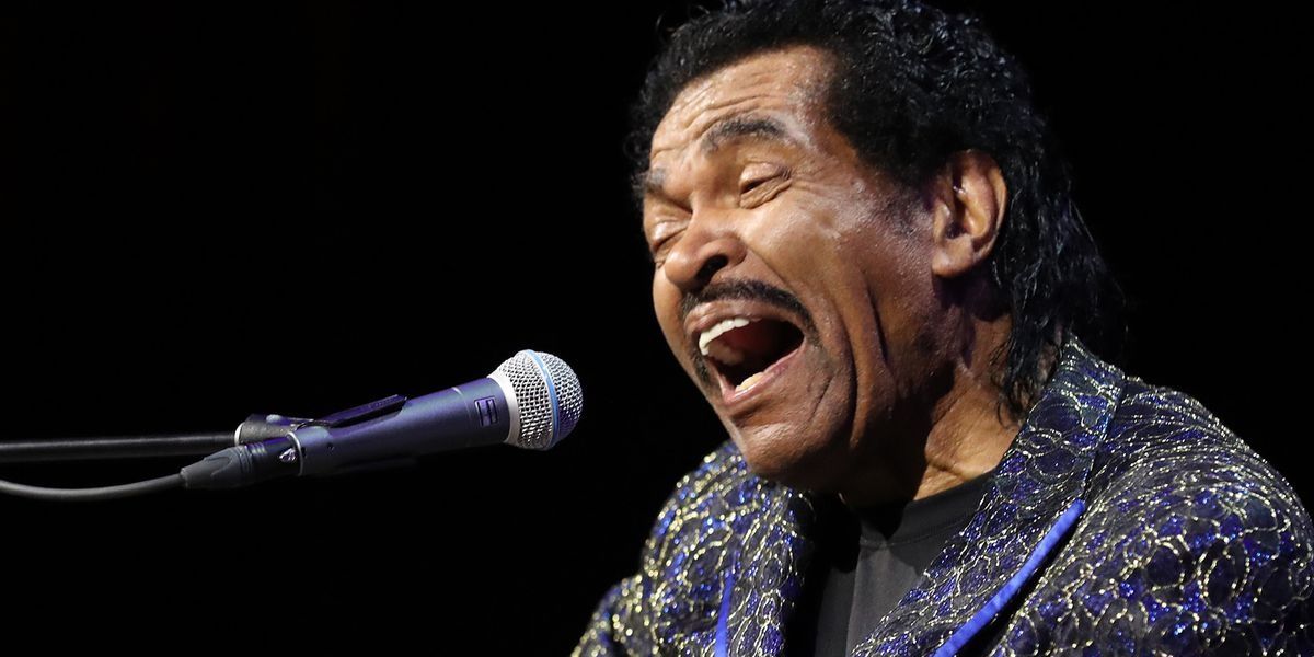Bobby Rush playing the guitar Cropped