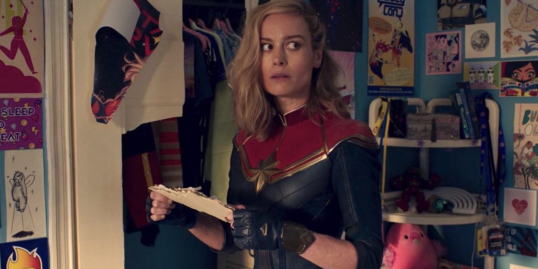 Brie Larson as Captain Marvel in Ms Marvel
