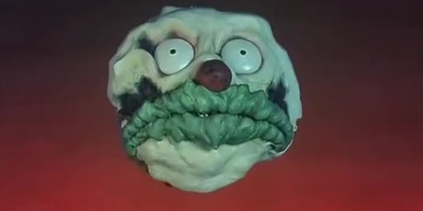 The cupcake floats in the sky in Cabin Boy