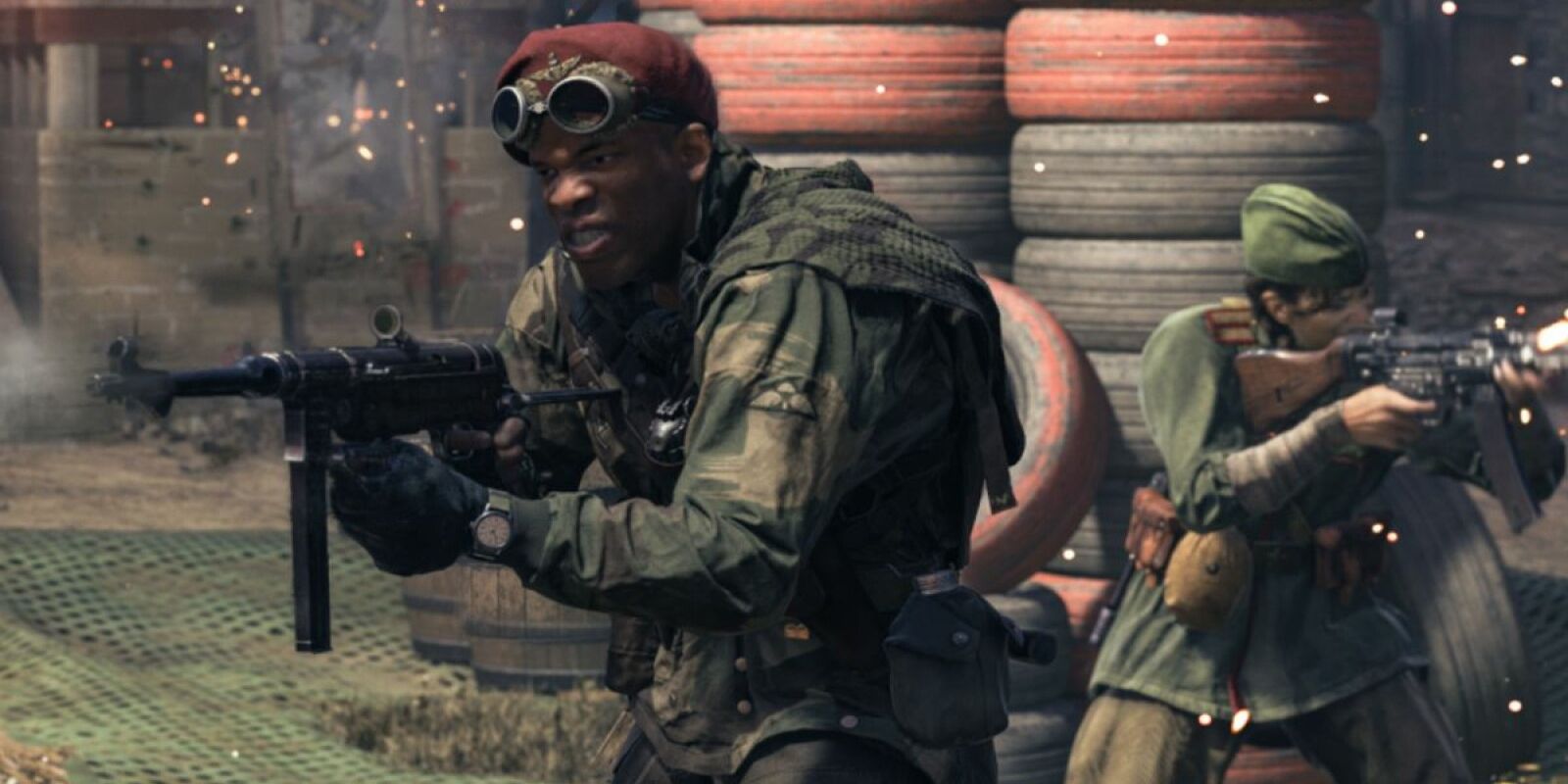 Uma imagem promocional do videogame Call of Duty: Vanguard.