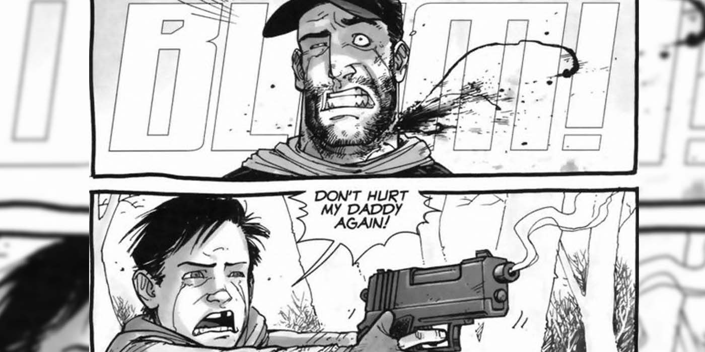 Carl Kills Shane Walking Dead Comic