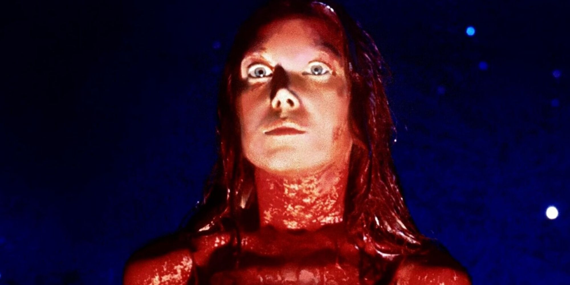 Carrie White covered in blood in the original Carrie (1976)