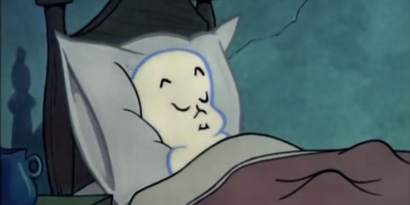 Casper durmiendo en Casper el fantasma amigable recortado