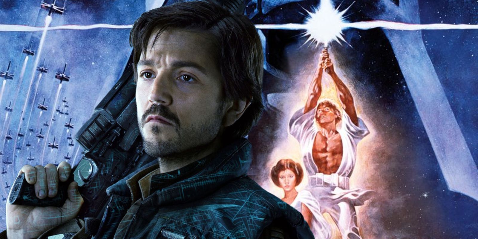 Cassian Andor and Star Wars Poster