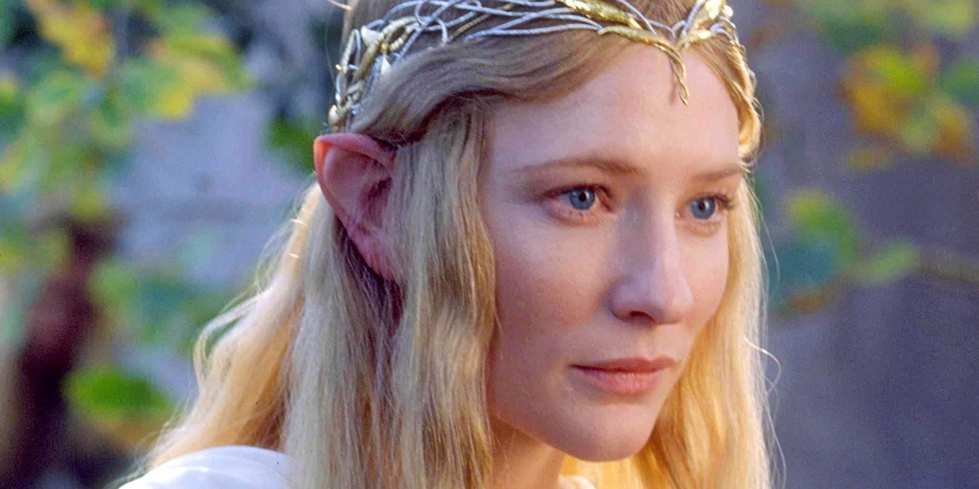 Cate Blanchett as Galadriel in The Lord of the Rings trilogy