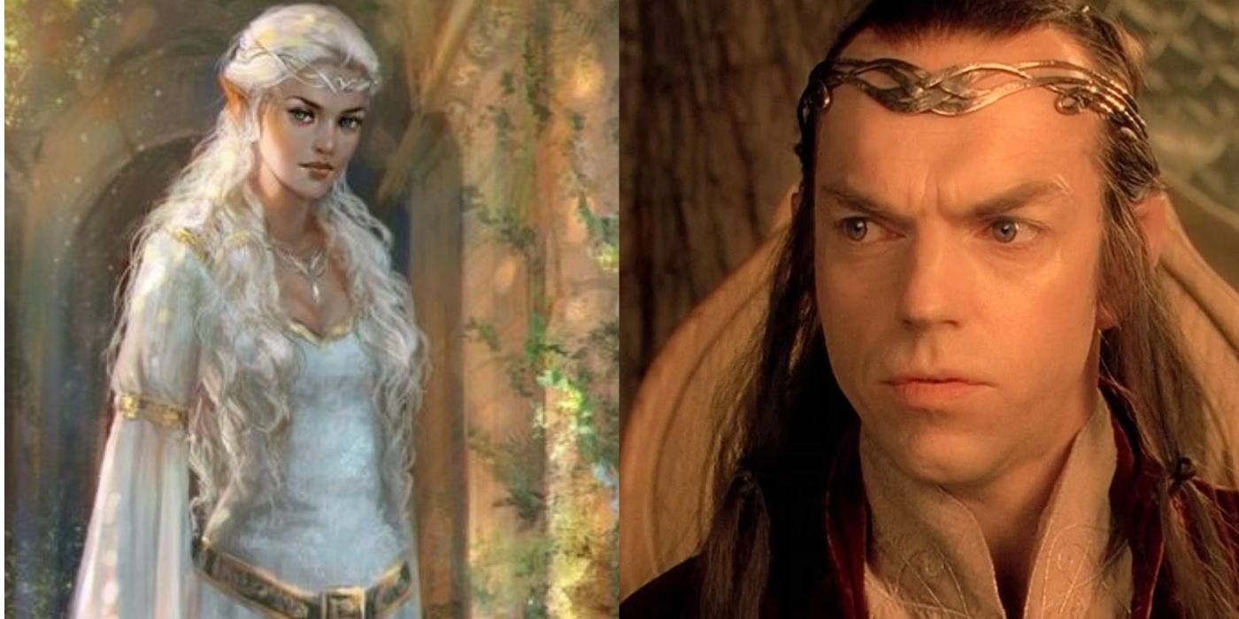 Celebrian and Elrond Lord of the Rings