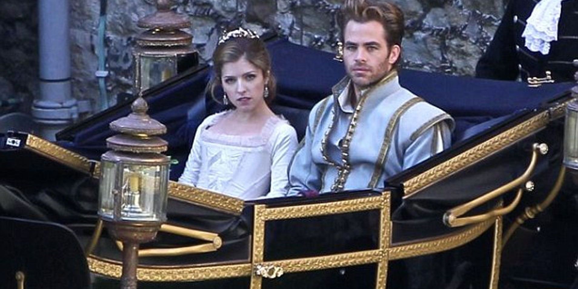 Chris Pine as Cinderella's prince in Into The Woods