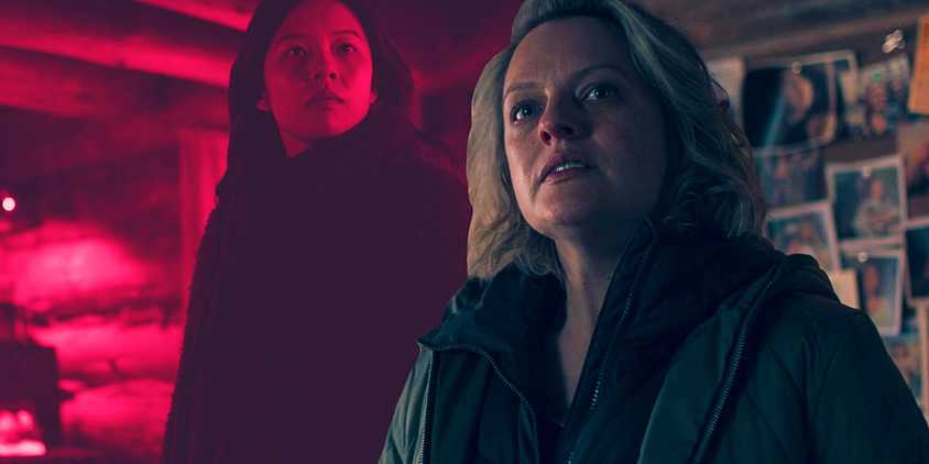 Christine Ko as Lily and Elisabeth Moss as June in The Handmaid's Tale season 5 episode 3