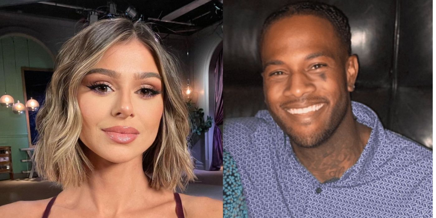 Raquel Leviss and Oliver Saunders from Vanderpump Rules side by side image