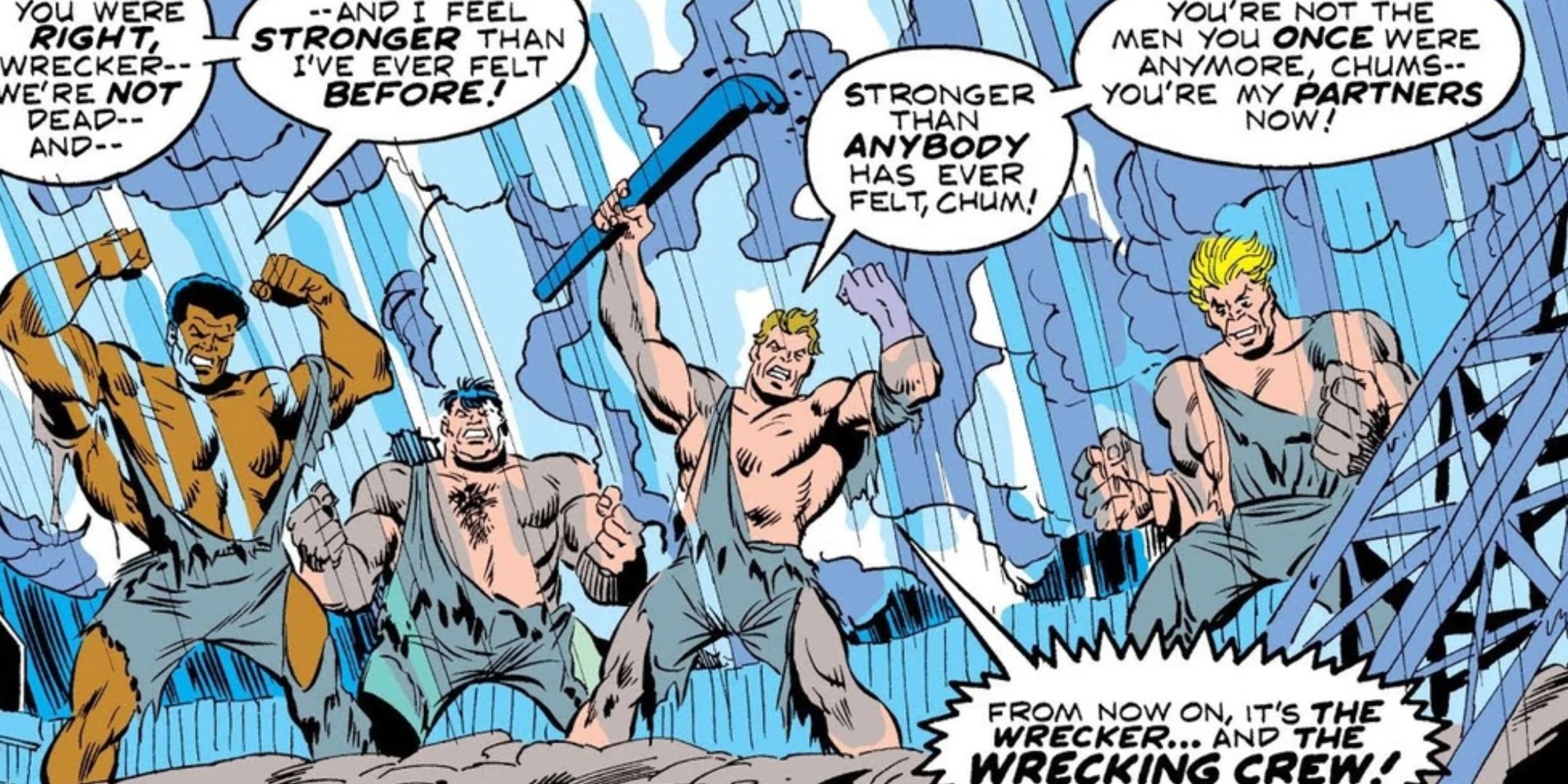 A Wrecking Crew se forma na Marvel Comics.