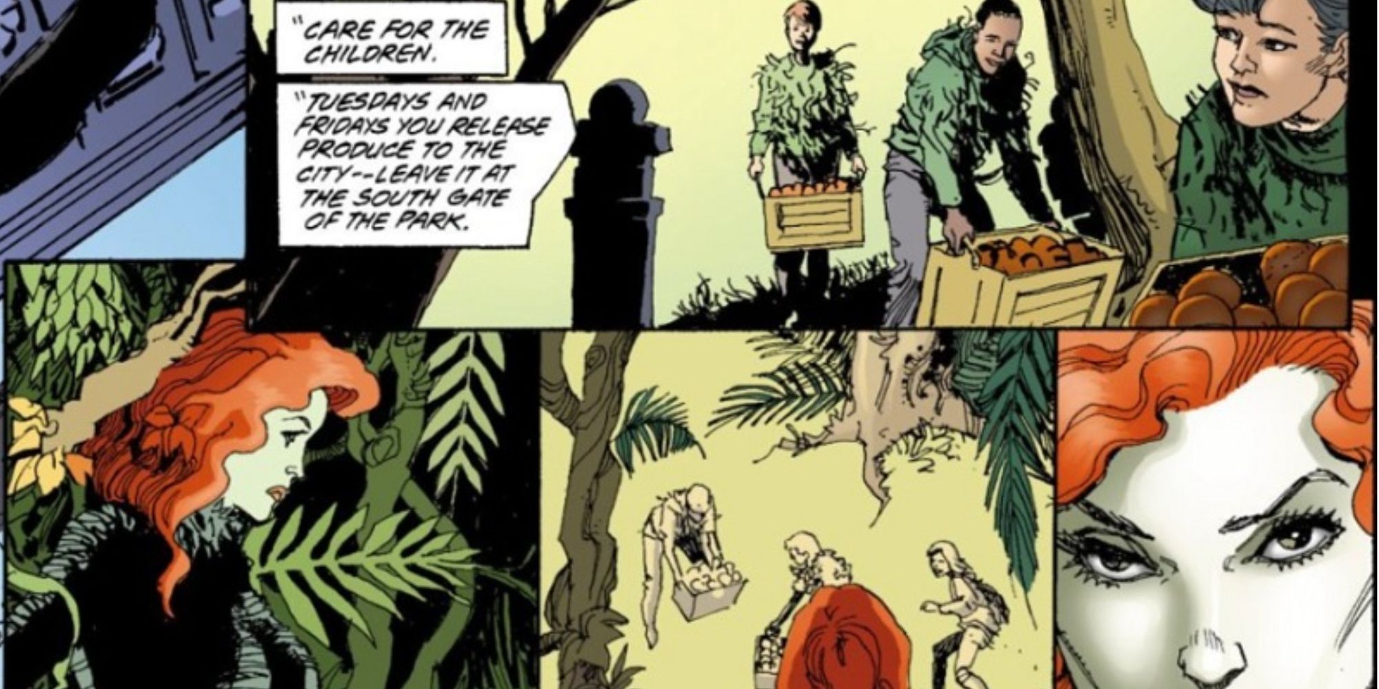Poison Ivy appears in No Man's Land Batman comics.