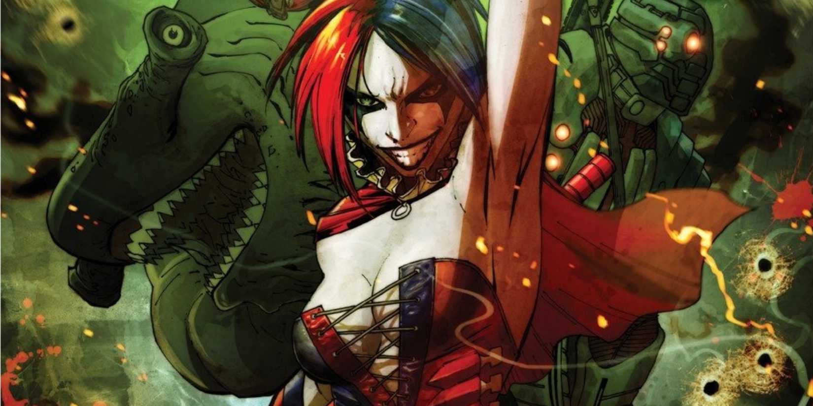Harley Quinn from the cover of Suicide Squad 2011 comics.