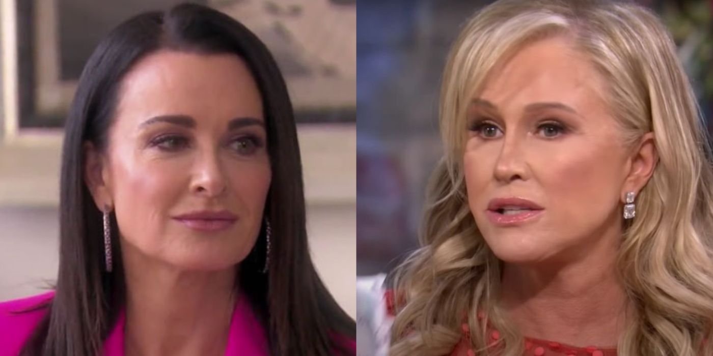 Kyle Richards and Kathy Hilton from RHOBH in a side by side