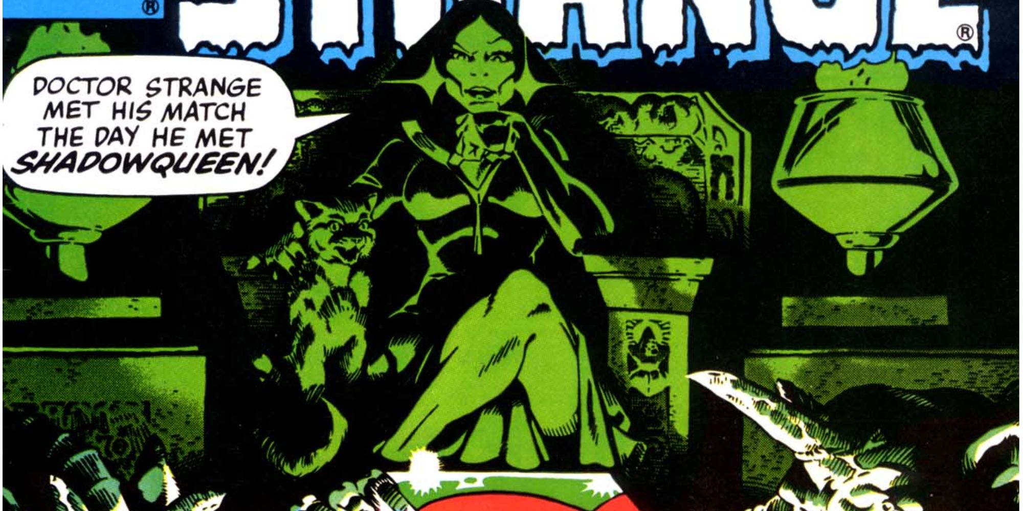 A Rainha das Sombras aparece na Marvel Comics.