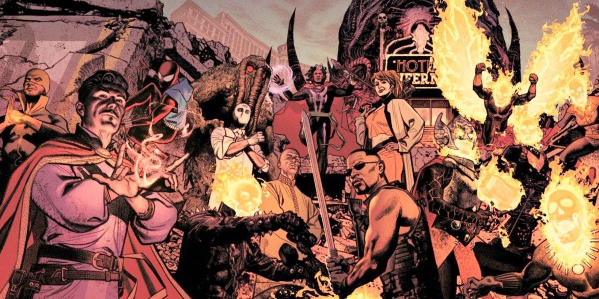 Os Midnight Suns se reúnem na Marvel Comics.