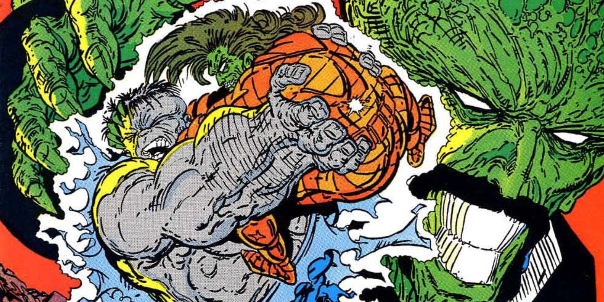 The Hulk fights Half-Life in Marvel Comics.