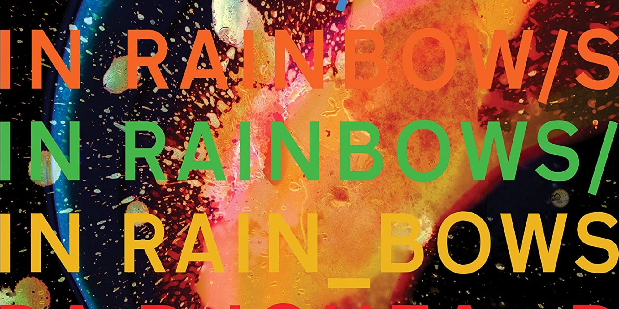 In Rainbows cover art by Radiohead.