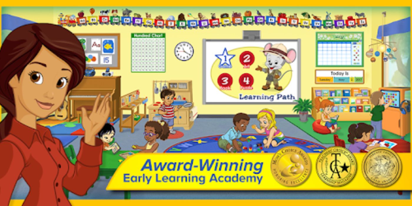 A screenshot from ABC Mouse game.