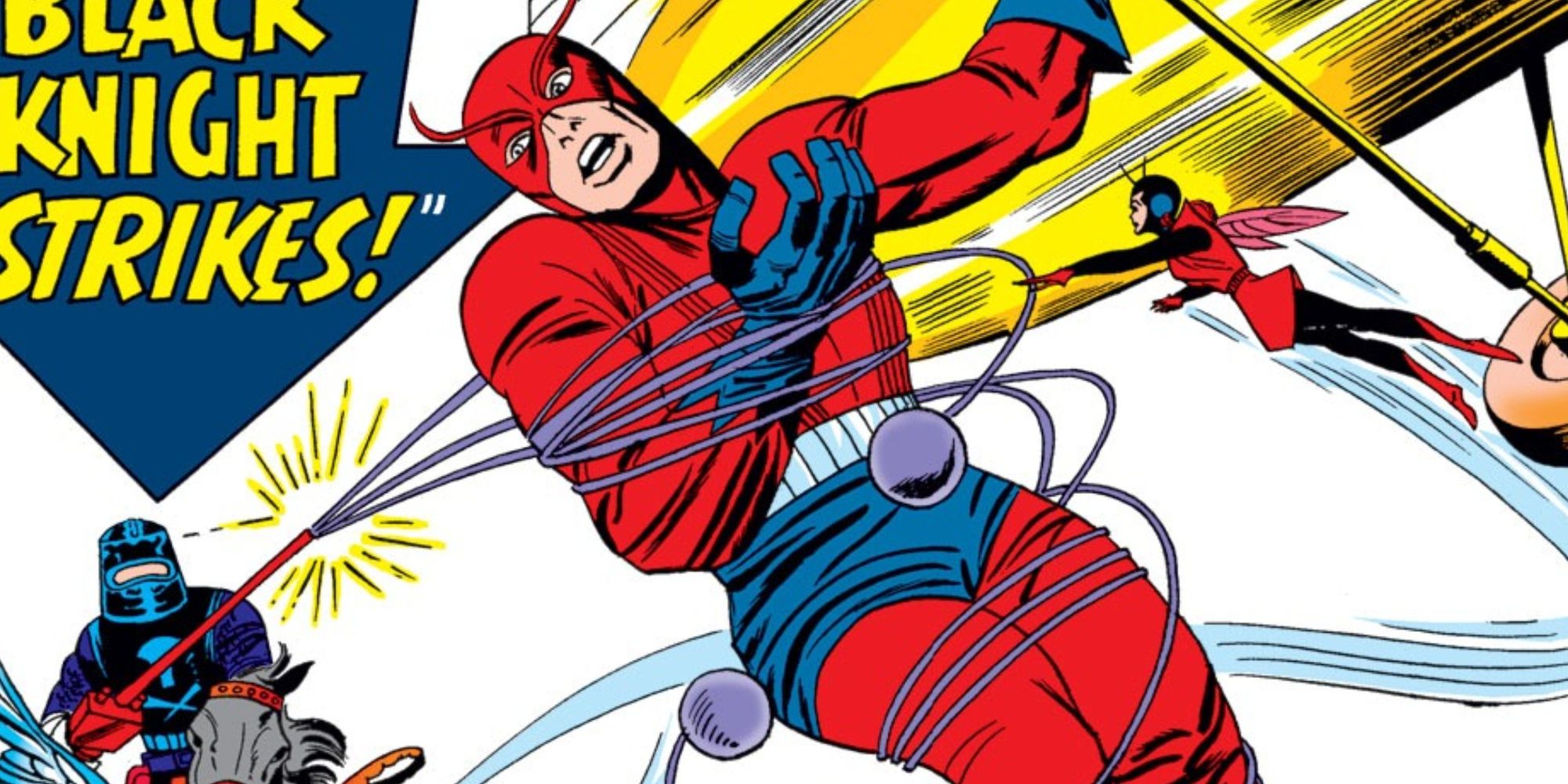 The Dark Knight vecht tegen Ant-Man en The Wasp in Marvel Comics.