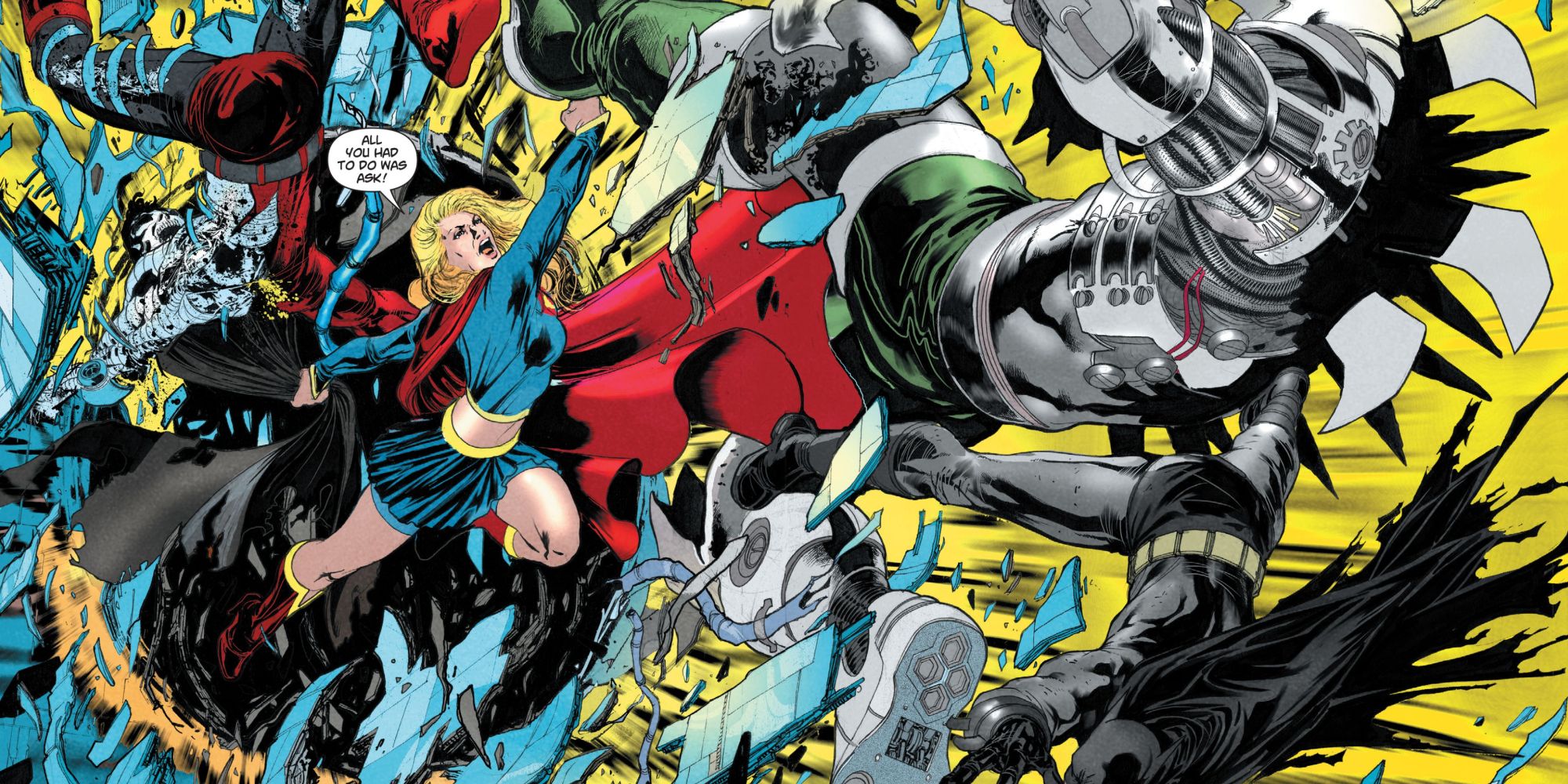 Supergirl luta contra o Apocalypse na DC Comics.
