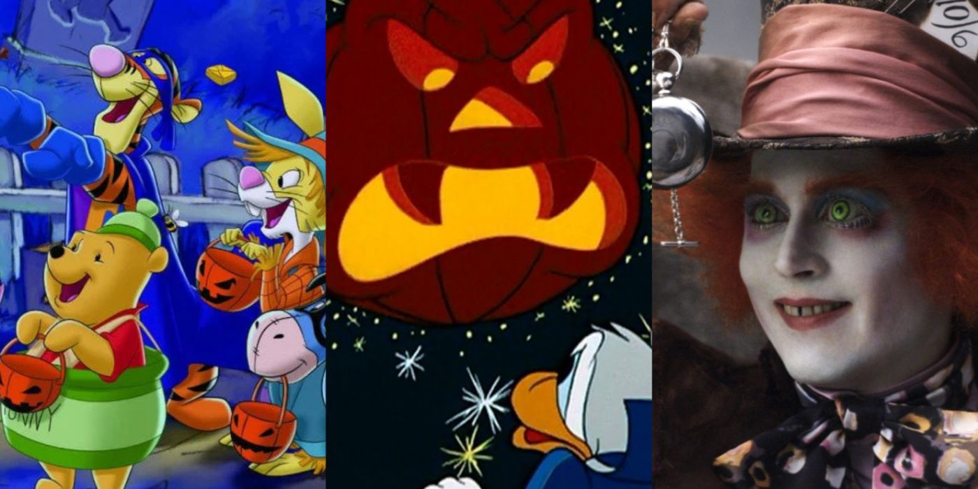 Pooh, Donald, and the Mad Hatter would be fun friends for Halloween