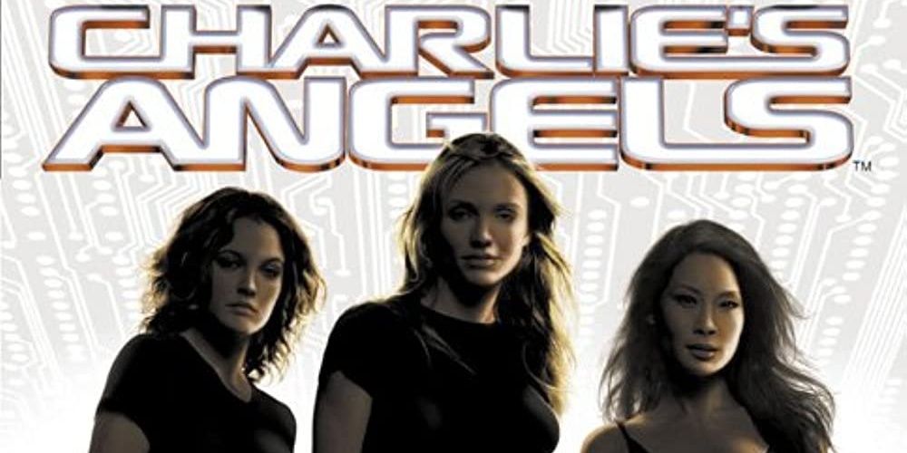 Arte da capa do filme Charlies Angels 2003 no jogo