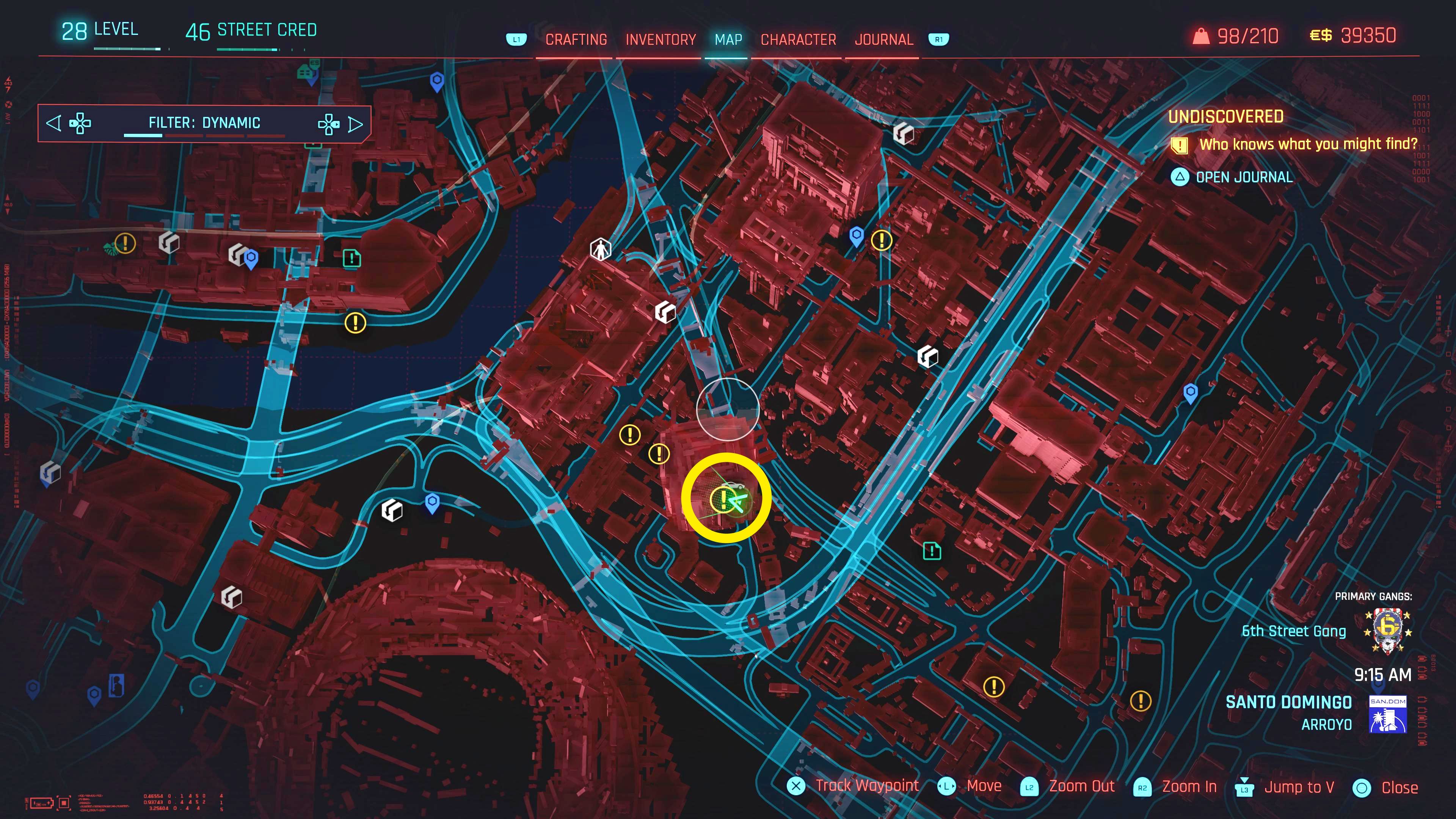 Cyberpunk 2077 David's Jacket Edgerunners Quest Megabuilding H4 Braindance Mapa Localização