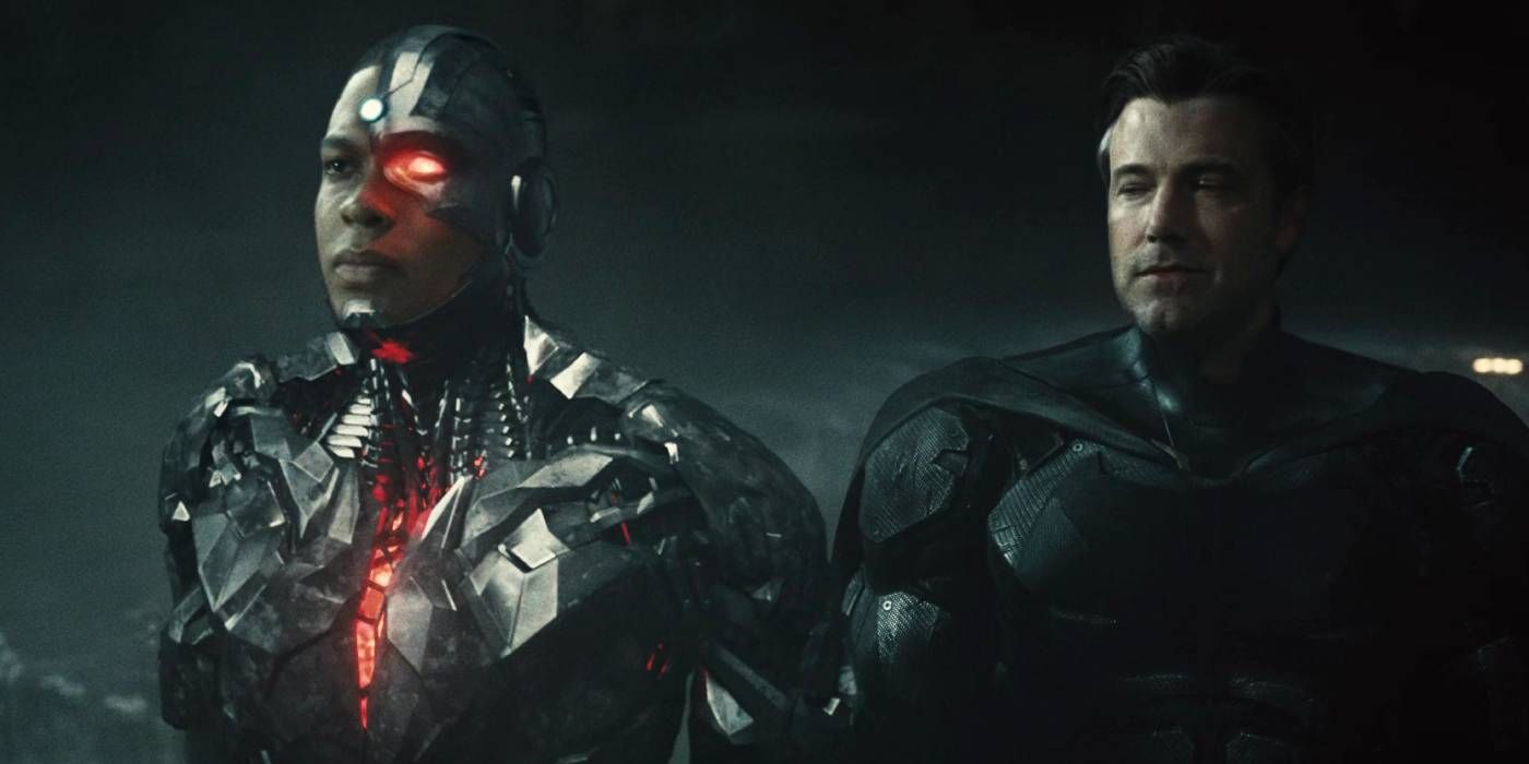 Cyborg and Batman in Zack Snyder's Justice League