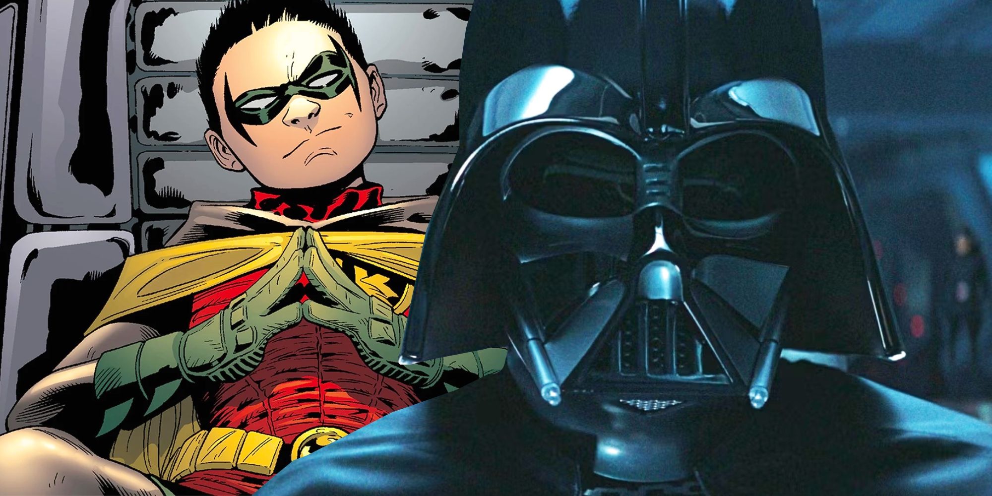 Damian Wayne's Robin and Darth Vader in DC Comics