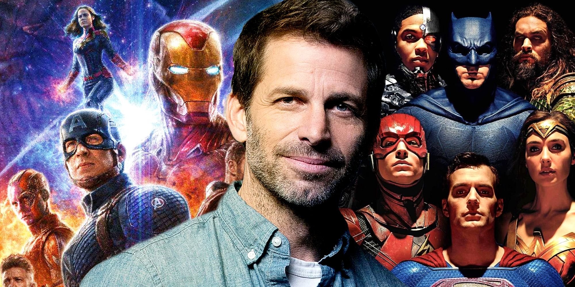 DCEU Zack Snyder's Justice League and MCU Avengers Endgame