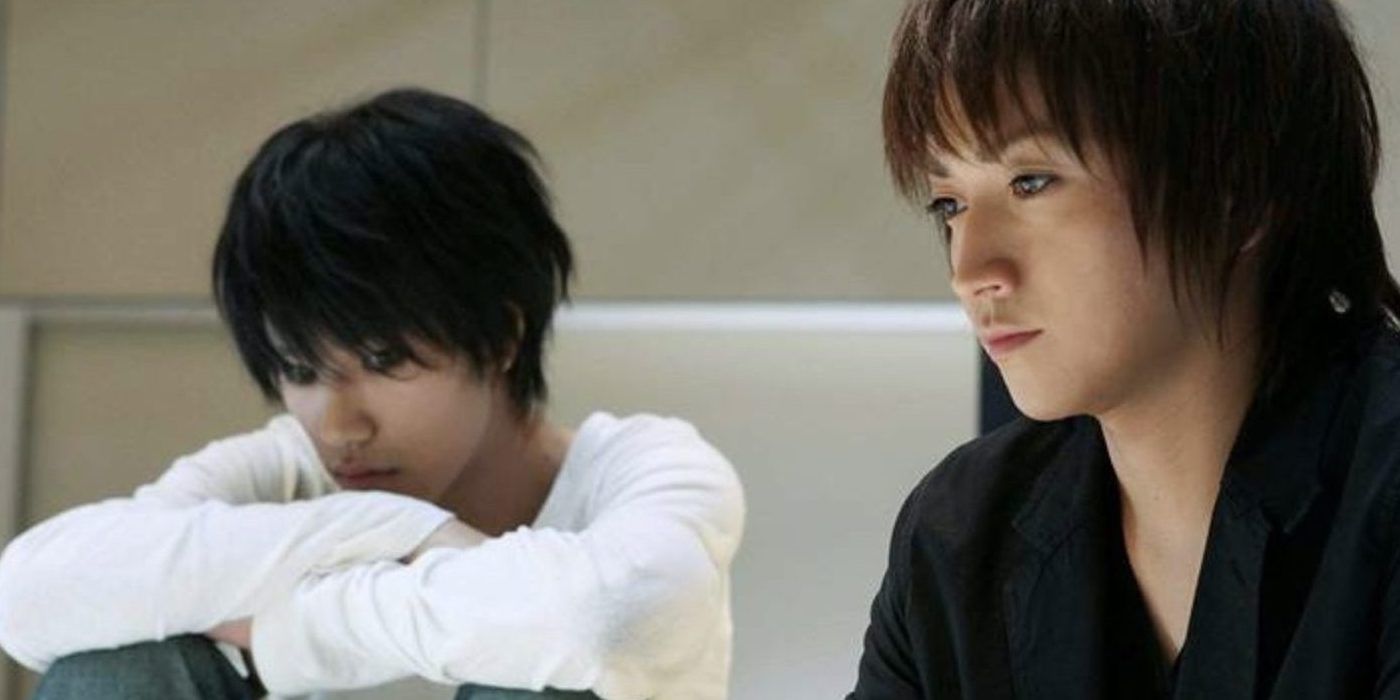 L and Light from Death Note: The Last Name