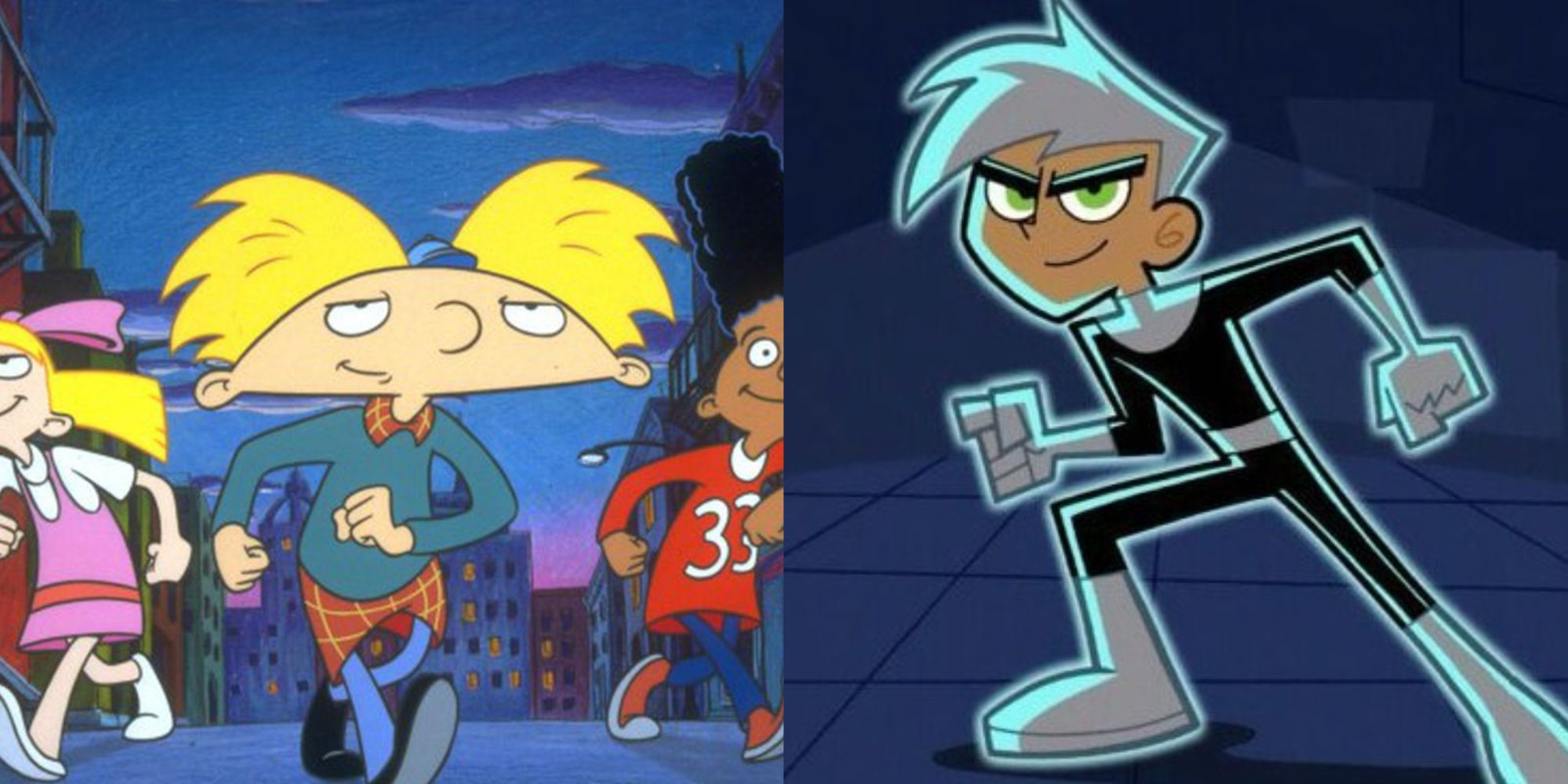 Danny Phantom and the gang from Hey Arnold!