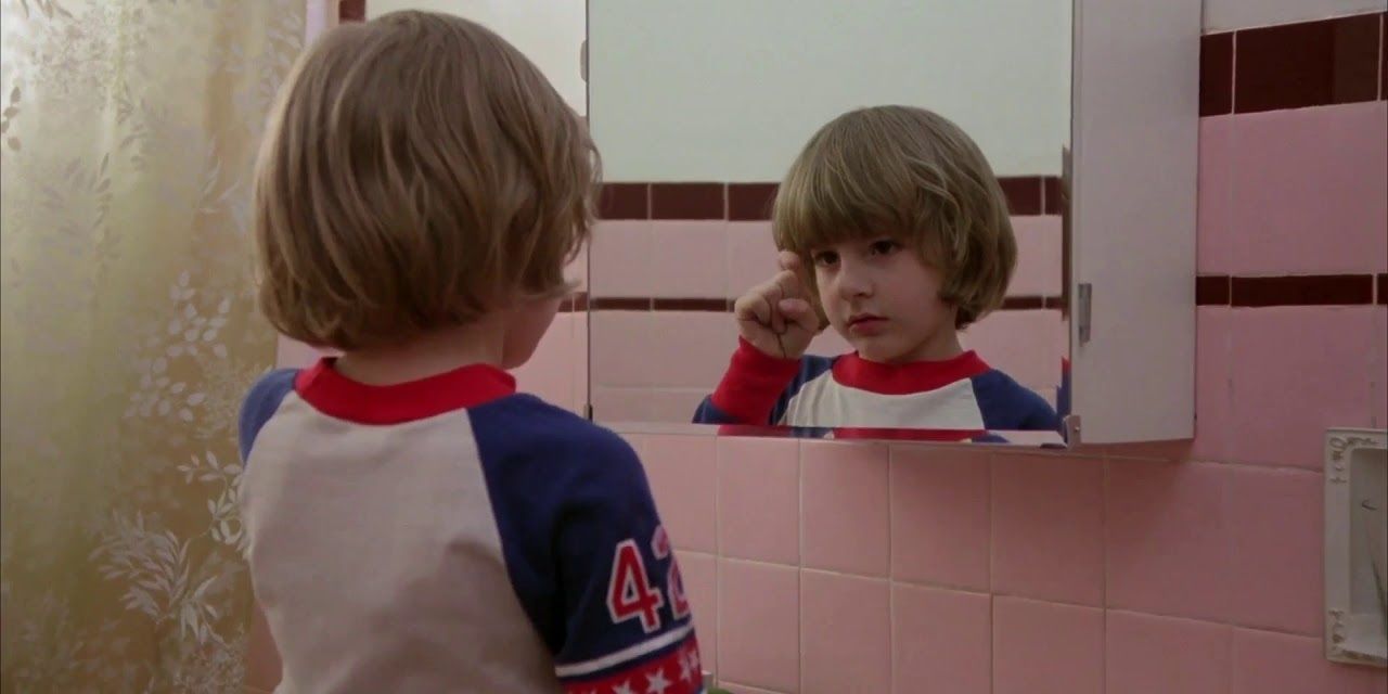 Danny talks to his imaginary friend in The Shining