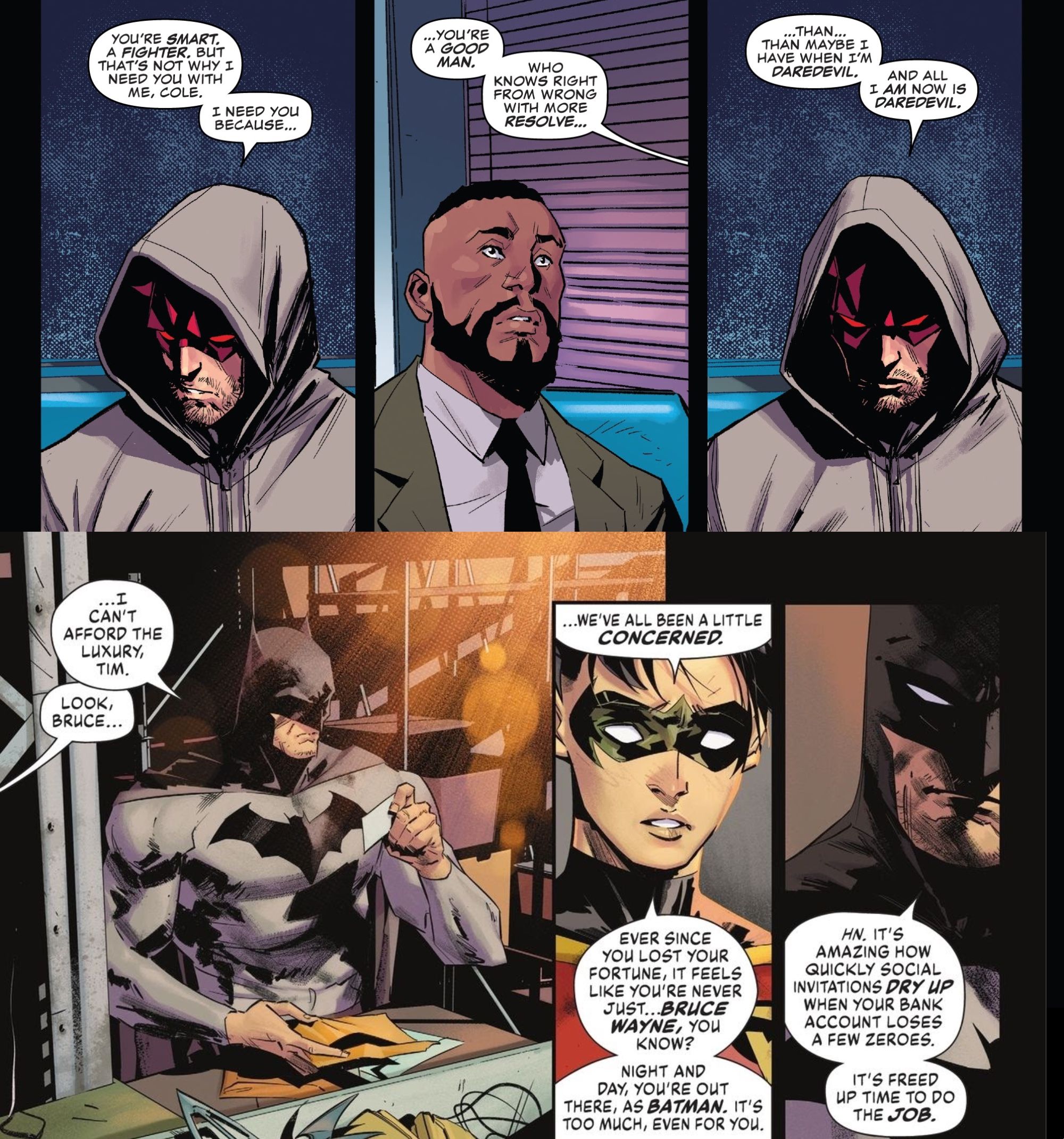 Daredevil and Batman's Lost Secret Identities