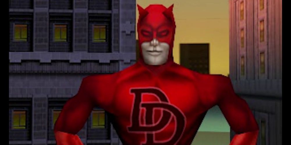 スパイダーマン (2000) ビデオ ゲームでピーターを助けるためにデアデビルが現れる