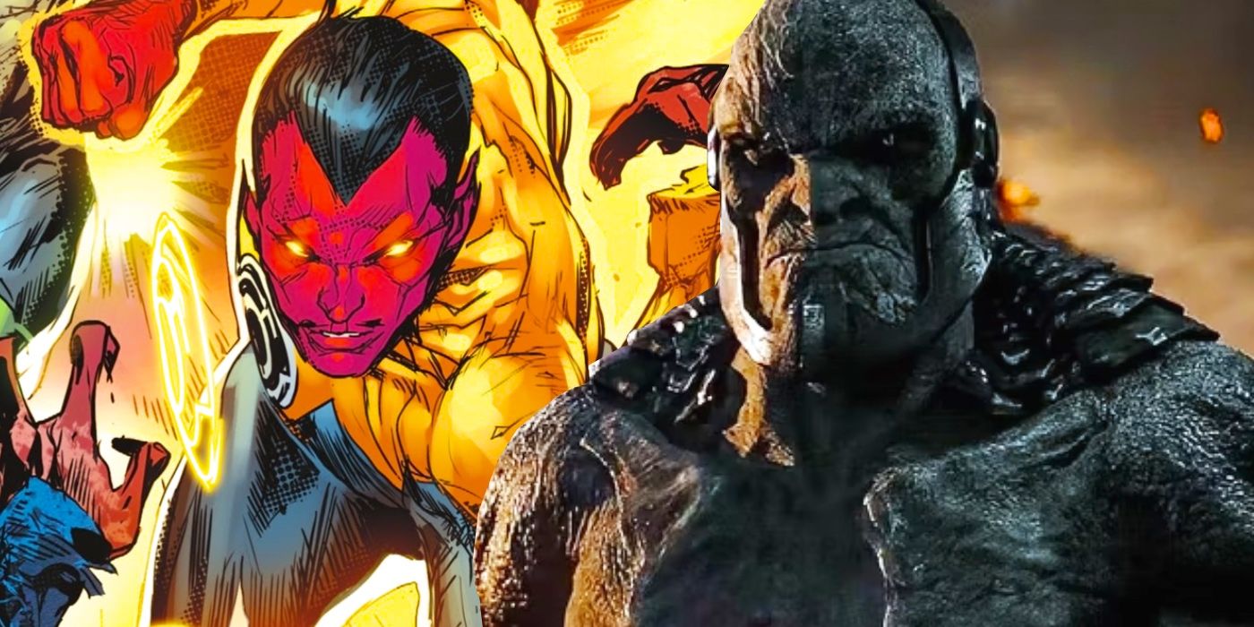 Darkseid and Sinestro in DC Comics