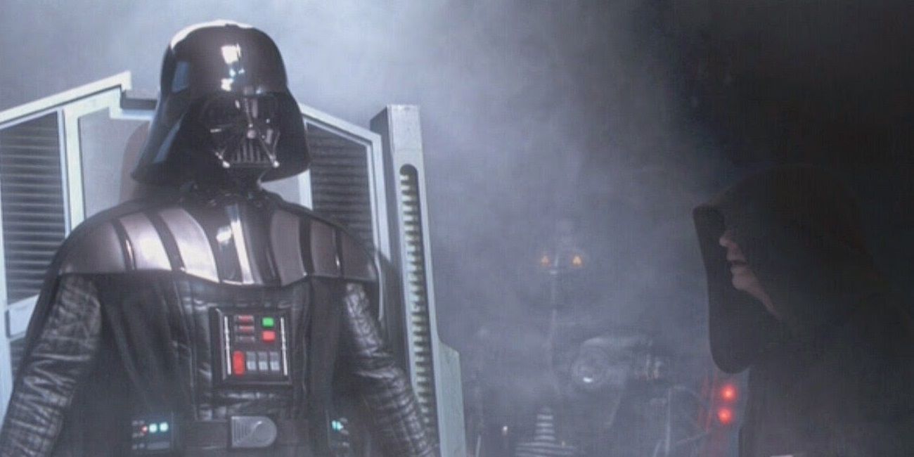 Darth Vader and the Emperor in Revenge of the Sith