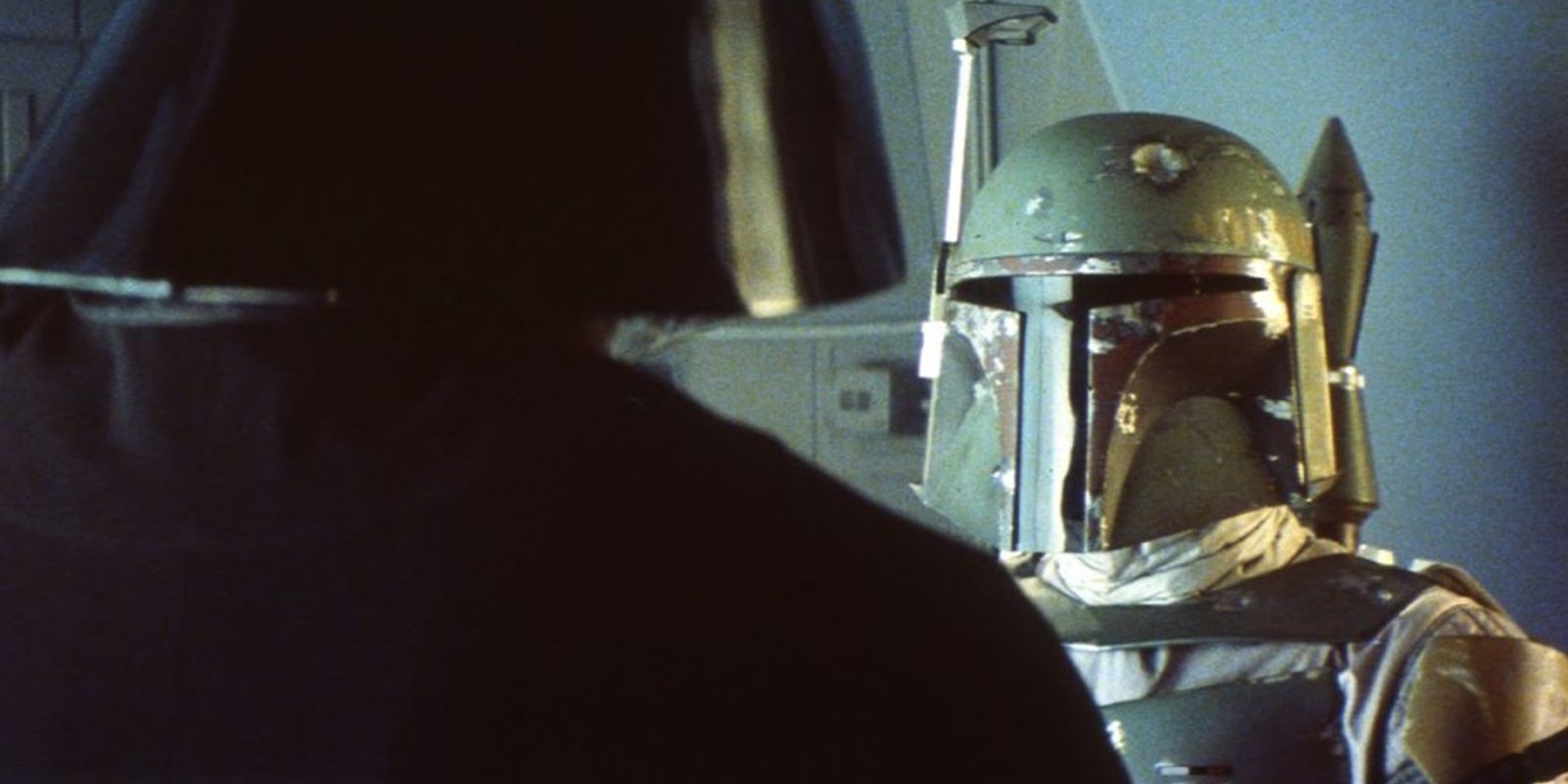 Darth Vader conversa com Boba Fett em O Império Contra-Ataca