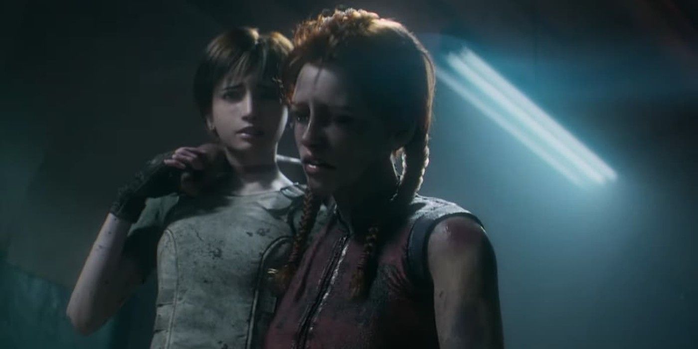 Dead By Daylight Rebecca Chambers helps Meg Thomas in Project W Trailer