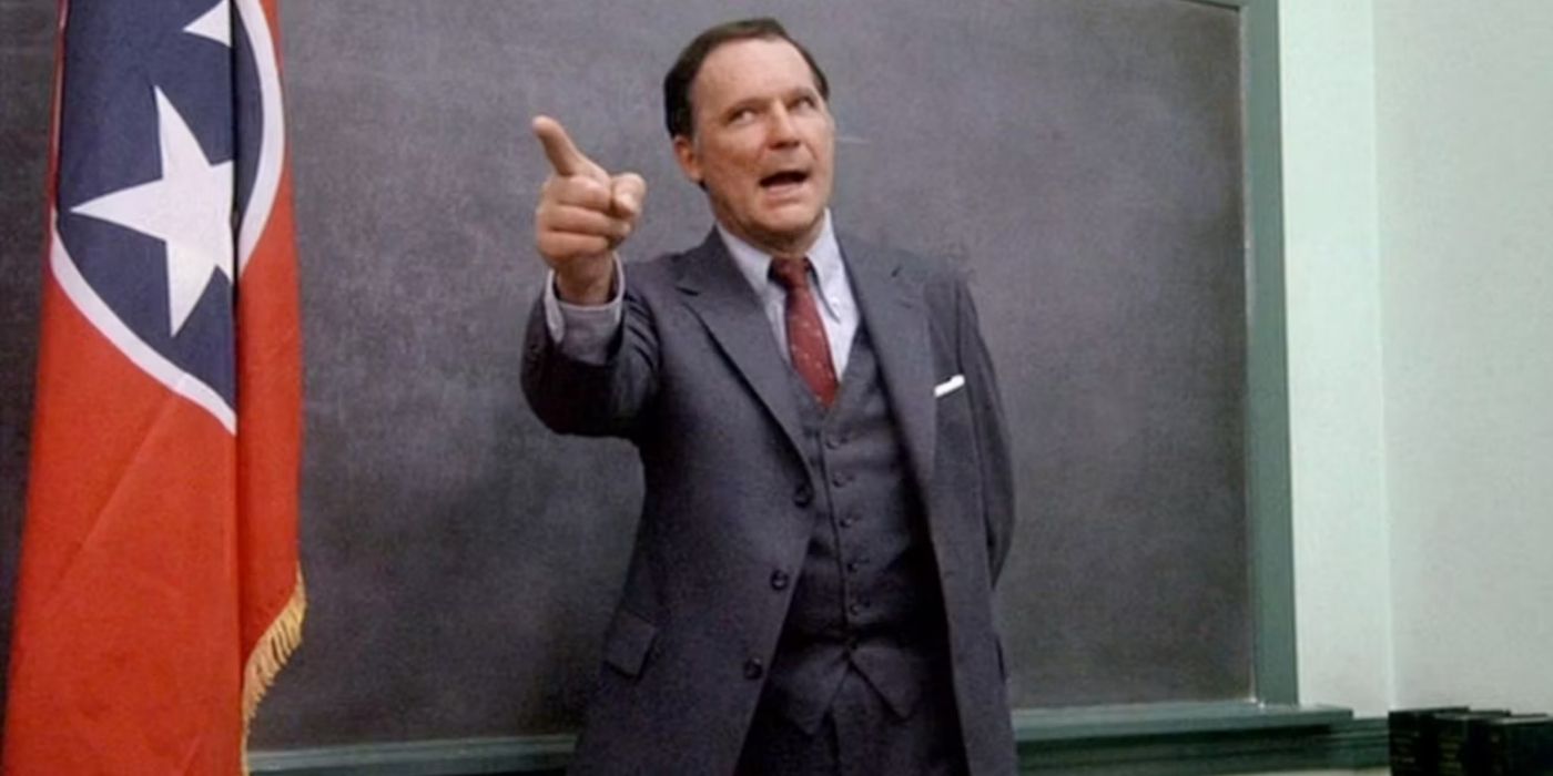 Dean Wormer in a classroom in Animal House