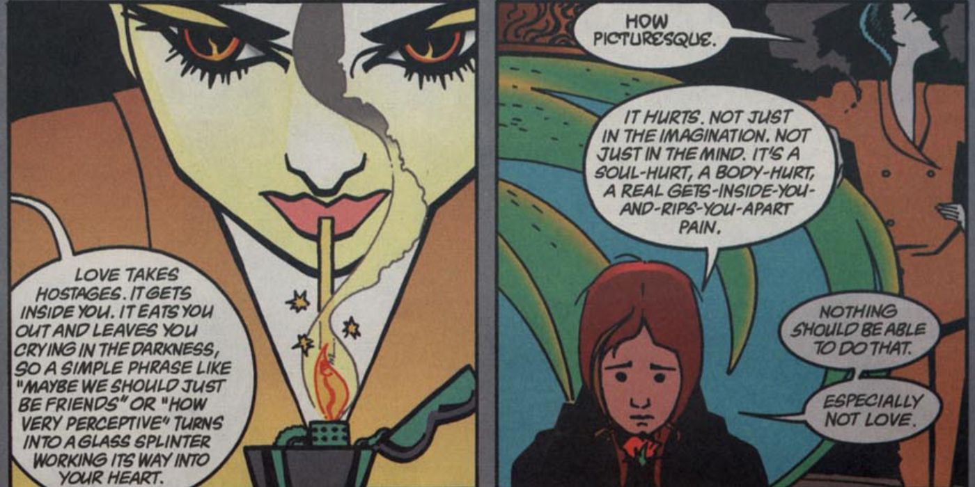 Desire and Rose Walker in the Sandman comics