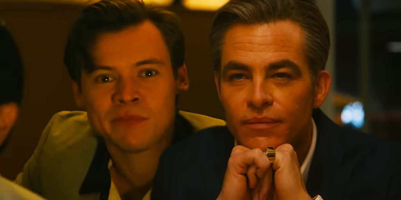 Harry Styles and Chris Pine in Don't Worry Darling