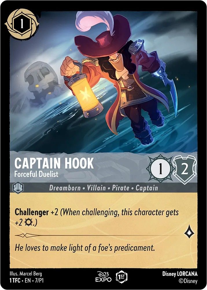 Disney TCG Captain Hook card.