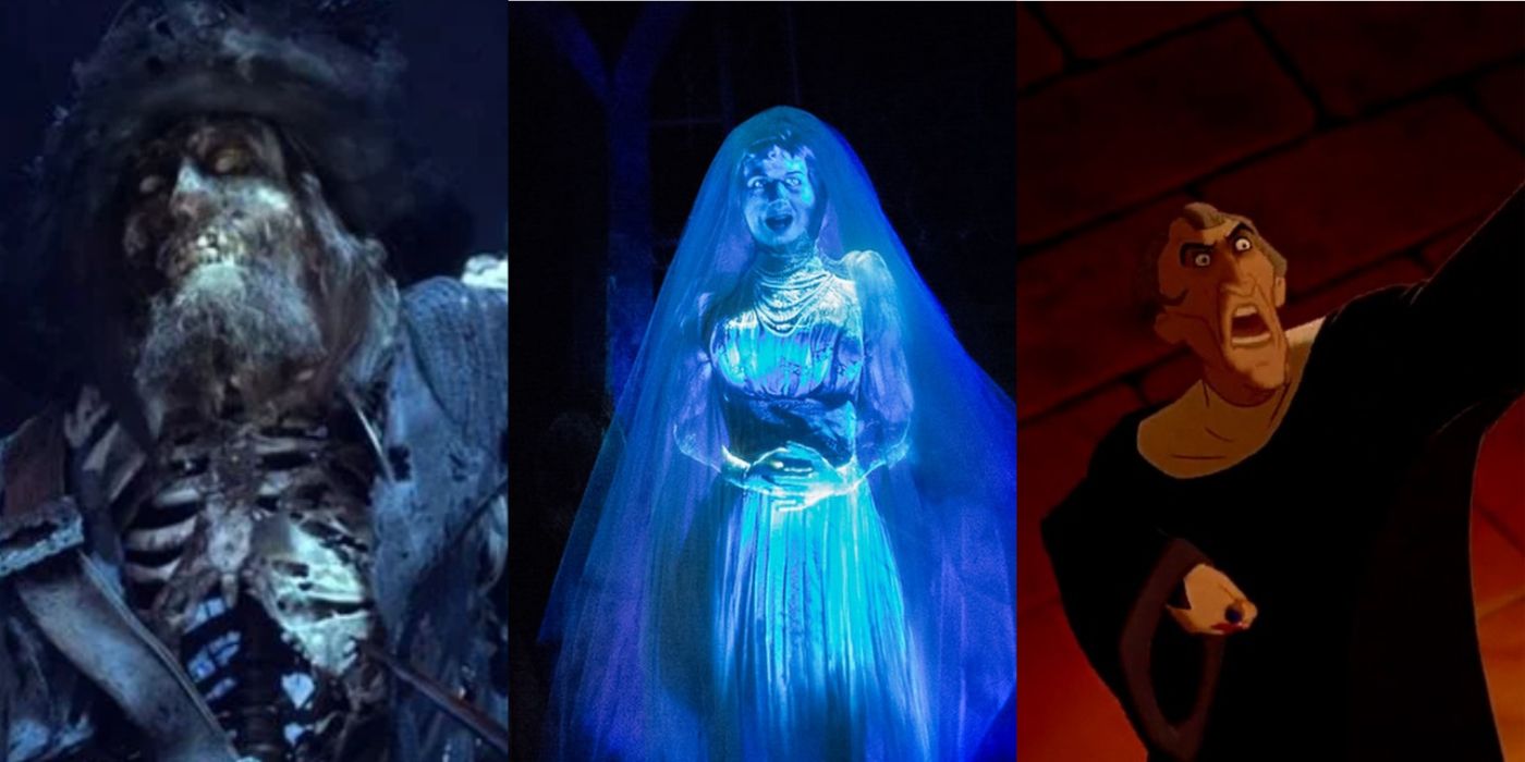 A split image featuring Disney Villains Who Could Lead Horror Movies