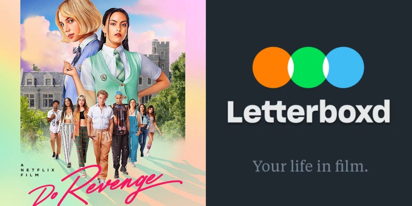 Do Revenge poster next to Letterboxd logo