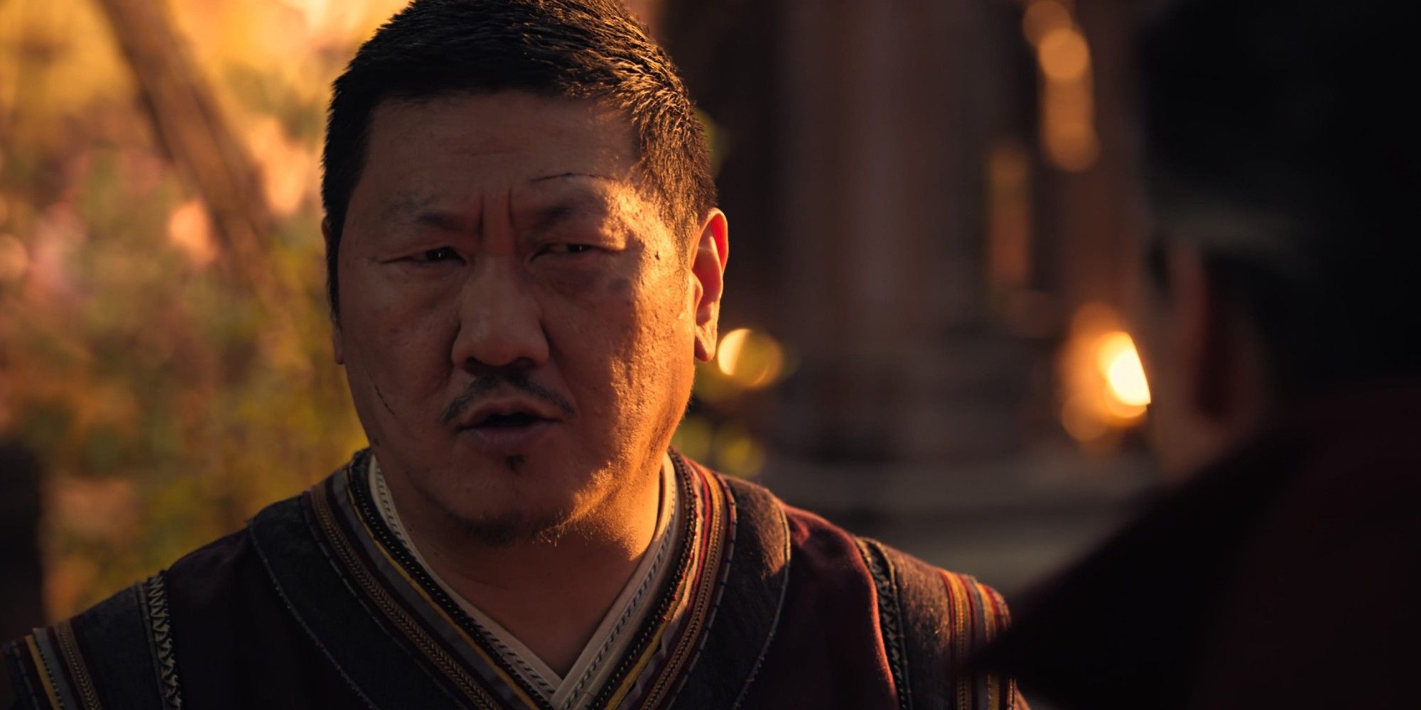 Wong talks to Doctor Strange in Doctor Strange in the Multiverse of Madness