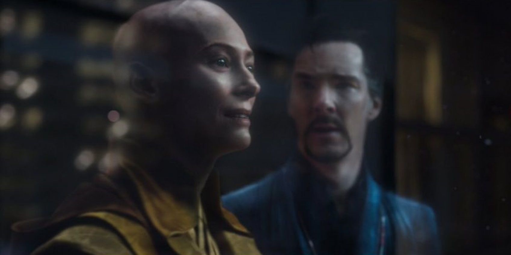 Doctor Strange talks to the Ancient One